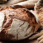 Freshly baked traditional bread