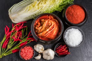 キムチ　The kimchi that a Korean pickle is delicious