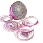 Raw red onion