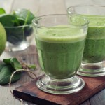 Spinach and apple smoothie