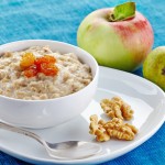 Bowl of oats porridge